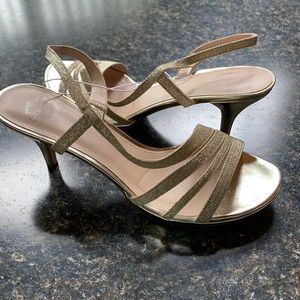 New gold dress shoes